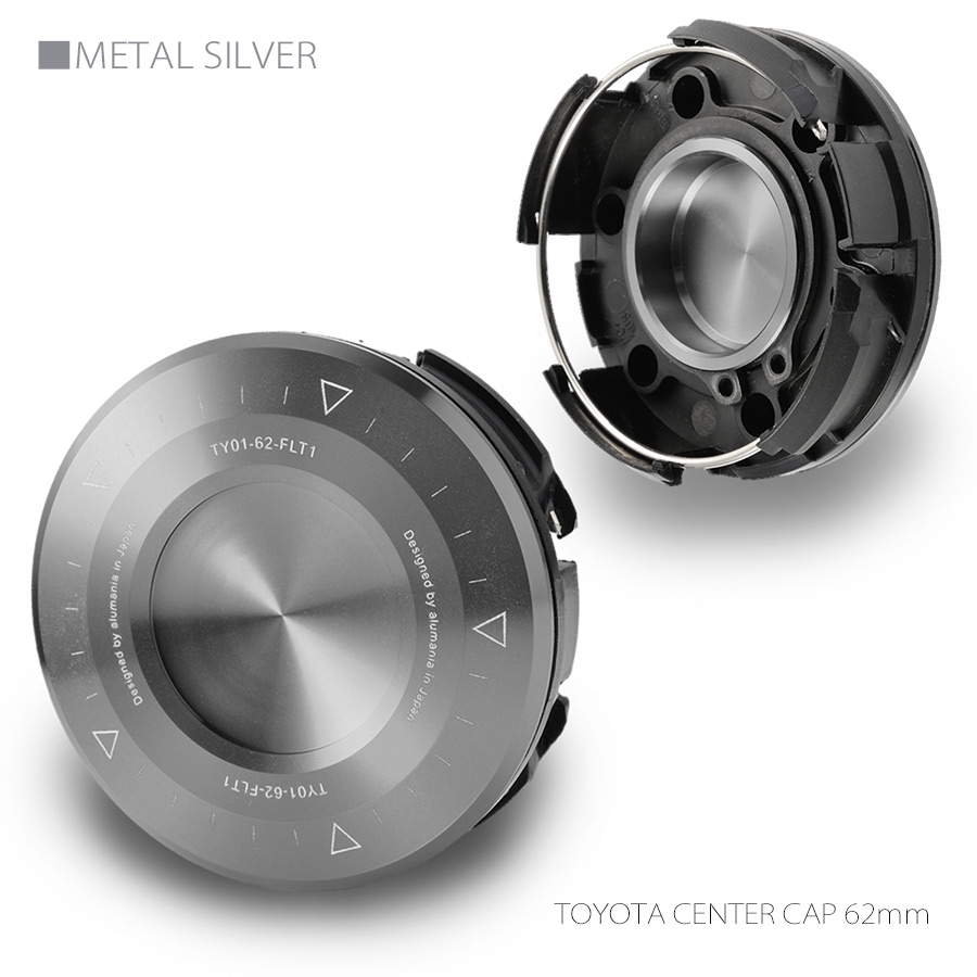 センターキャップ トヨタ用 メタルシルバー