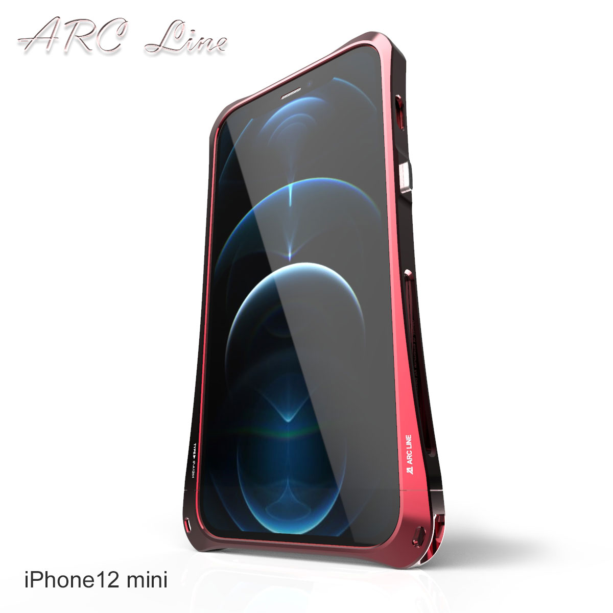 iPhone12 mini用アークラインのフロント