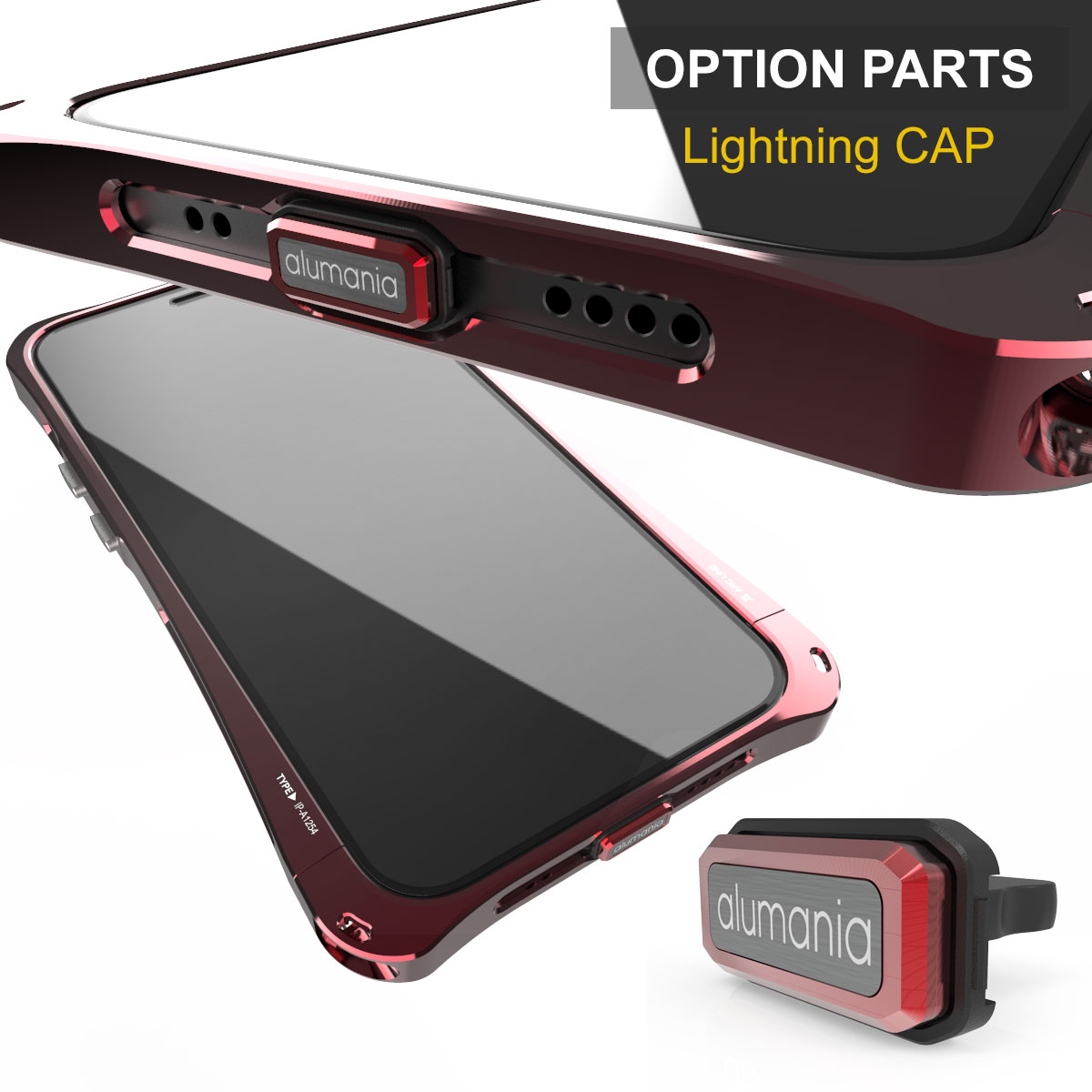 オプション品のライトニングキャップ